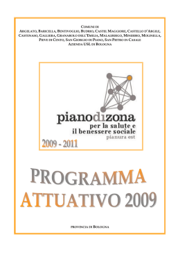 Programma attuativo 2009