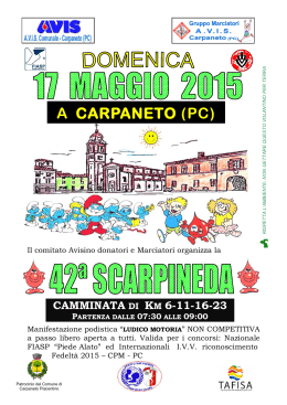 42ª Scarpineda - FIASP Piacenza