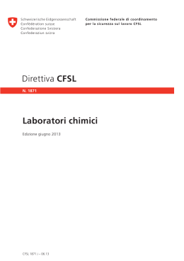 Direttiva CFSL Laboratori chimici