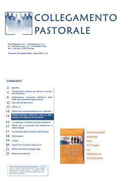 Ottobre 2013 - Unita` Pastorale di Santa Croce e Stroppari