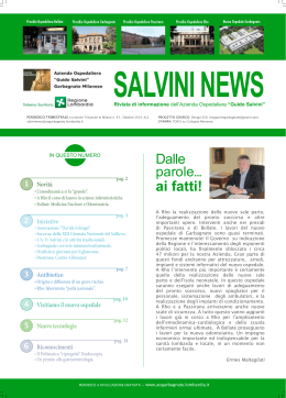 Numero 3 - ottobre 2014 - Azienda Ospedaliera Salvini
