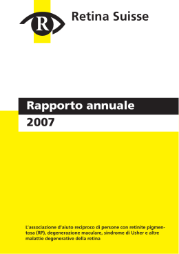 Rapporto annuale 2007