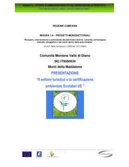 La certificazione ambientale Ecolabel