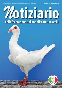 della federazione italiana allevatori colombi - Giesecke