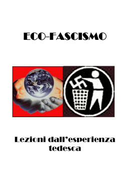 Ecofascismo: lezioni dall`esperienza tedesca