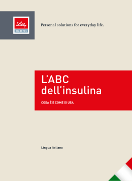 L`ABC dell`insulina