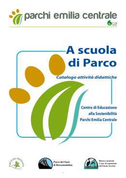 Catalogo CEAS 2015 - Parchi Emilia Centrale