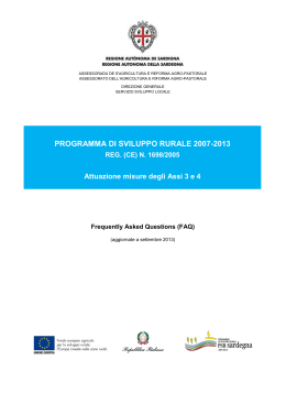 programma di sviluppo rurale 2007-2013