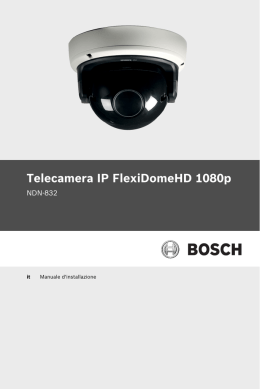 Telecamera IP FlexiDomeHD 1080p