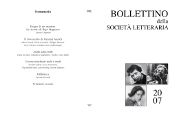 Bollettino 2007 - Società Letteraria di Verona
