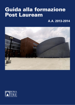 Guida alla Formazione Post Lauream