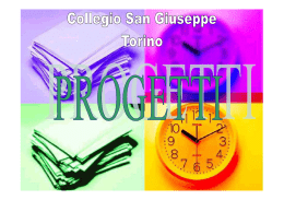 Progetti media - Collegio San Giuseppe