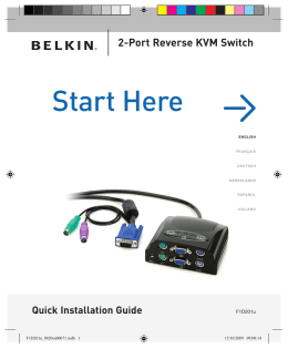 2-Port Reverse KVM Switch