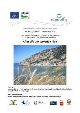 After Life Conservation Plan