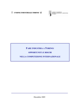 Studi - Camera di commercio di Torino