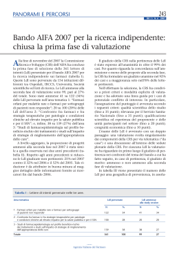impaginato BIF 1/2005 - AIFA Agenzia Italiana del Farmaco