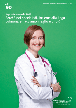 Rapporto annuale 2012 - Lega polmonare Svizzera