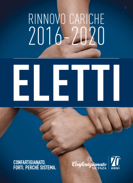 Eletti (prima fase) - Confartigianato Vicenza