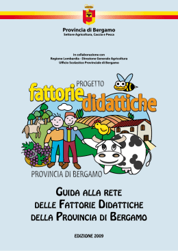 Guida alle fattorie didattiche della Provincia di Bergamo