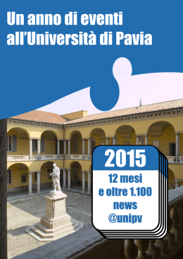 Pubblicazione - news - Università degli studi di Pavia
