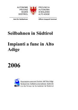 Seilbahnen in Südtirol _ 2006