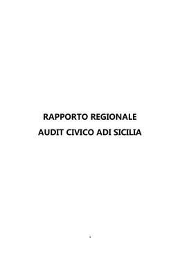 rapporto regionale audit civico adi sicilia