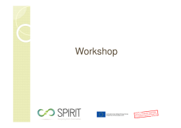 Workshop - Spirit Project