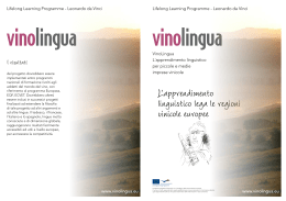 L`apprendimento linguistico lega le regioni vinicole europee