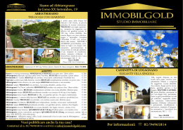 Aprile 2014 - Immobil Gold SRL