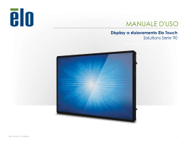 manuale d`uso - Elo Touch Solutions