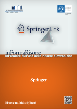 Springer - Università degli Studi di Palermo
