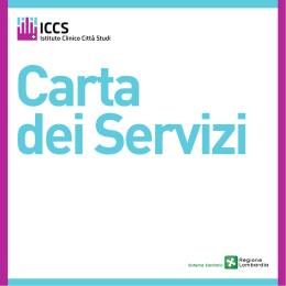 Carta dei servizi - Istituto Clinico Città Studi Milano