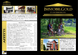 Aprile 2012 - Immobil Gold SRL