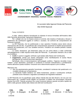 Piemonte entrate nota unitaria 14ott2010