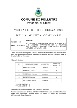 G.C. 97/2010 - Comune di Pollutri