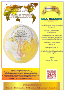 european radioamateurs association - ERA Magazine