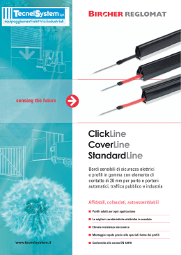 Scarica la brochure di ClickLine, StandardLine e