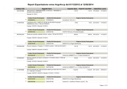 Report delle gare dal 01/12/2012 al 12/02/2014