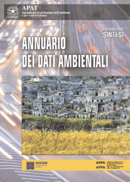 Sintesi 2004 - Annuario dei Dati Ambientali