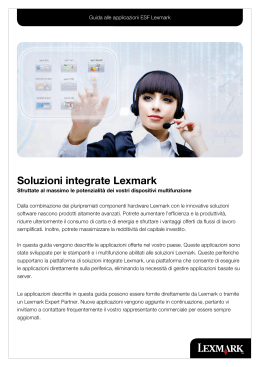 Soluzioni integrate Lexmark