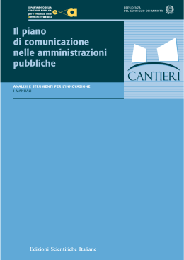 Piano di comunicazione nelle amministrazioni pubbliche