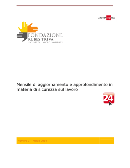 Newsletter 3/2014 - Fondazione Rubes Triva
