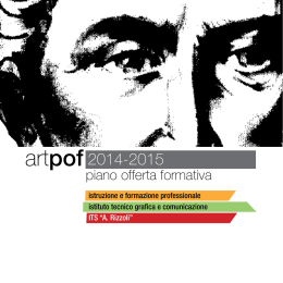 artpof 2014-2015 - Istituto Pavoniano Artigianelli