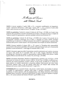 Decreto 13 febbraio 2014