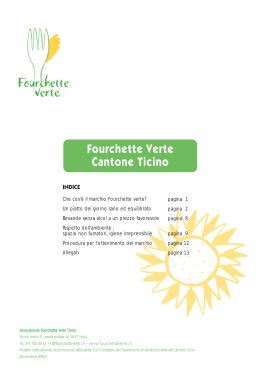 Fourchette Verte Cantone Ticino