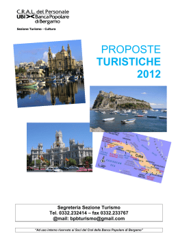 Catalogo Tursimo 2012