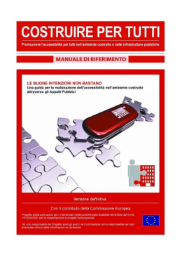 Manuale di riferimento - ENAT European Network for Accessible