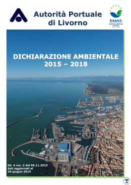 Dichiarazione Ambientale 2015 - Autorità Portuale di Livorno