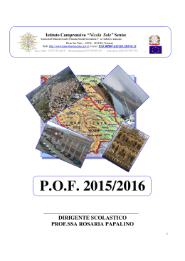 POF 2015_2016 SENISEdefinitivo - Istituto Comprensivo Nicola Sole