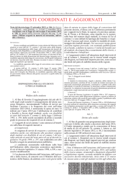 Decreto legge 12 settembre 2013